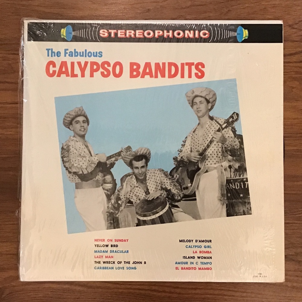 Calypso Bandits album. Vintage 1962